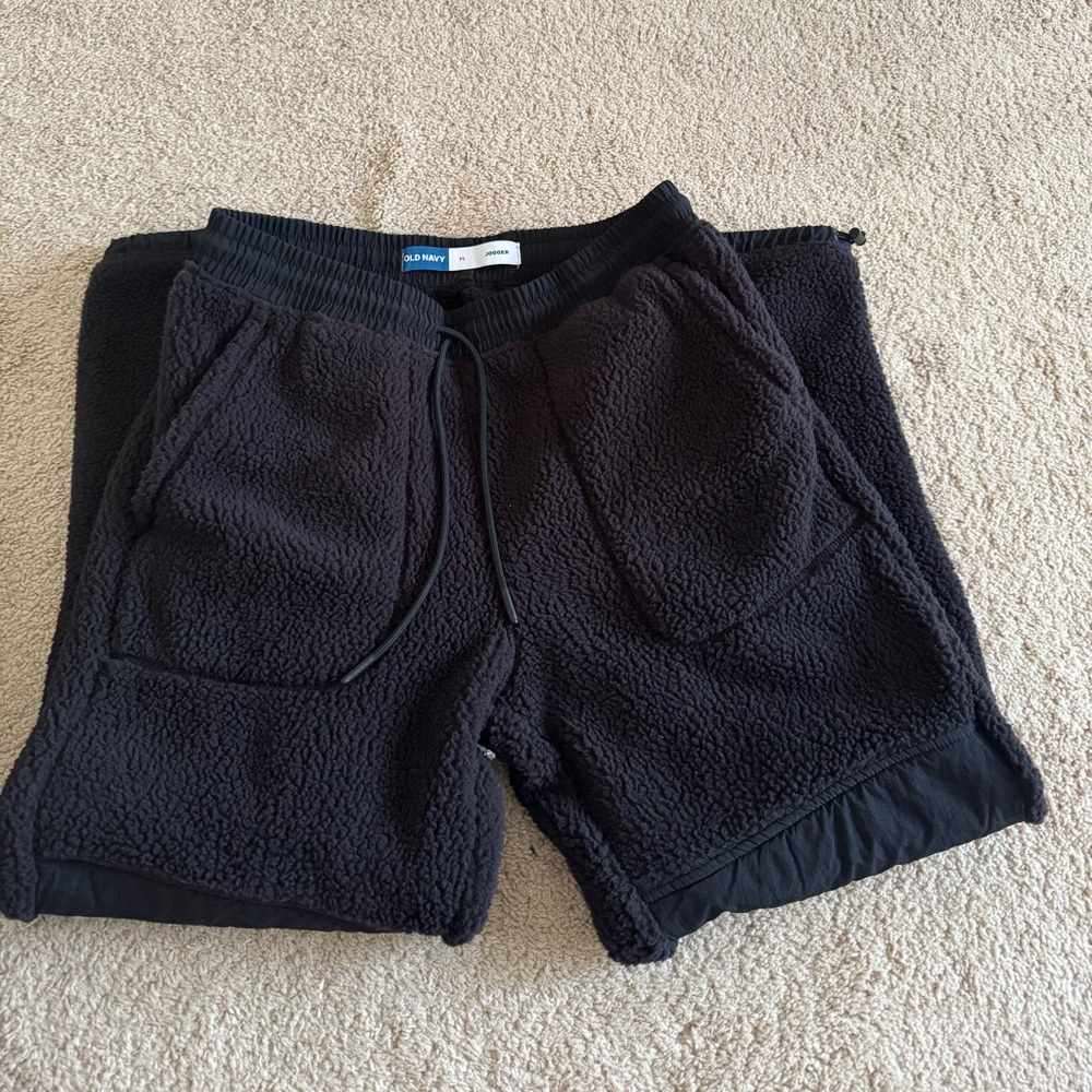 Men’s Old Navy Black Fleece Joggers